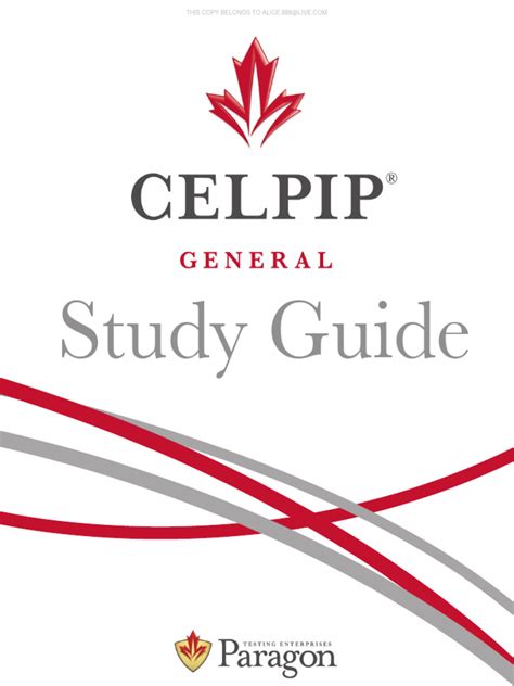 Download Study Guide For Celpip General Ls E Book 