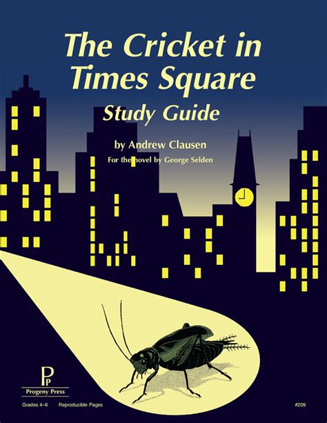 Download Study Guide For Cricket In Time Square 