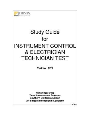 Full Download Study Guide For Instrument Control Electrician Technician 