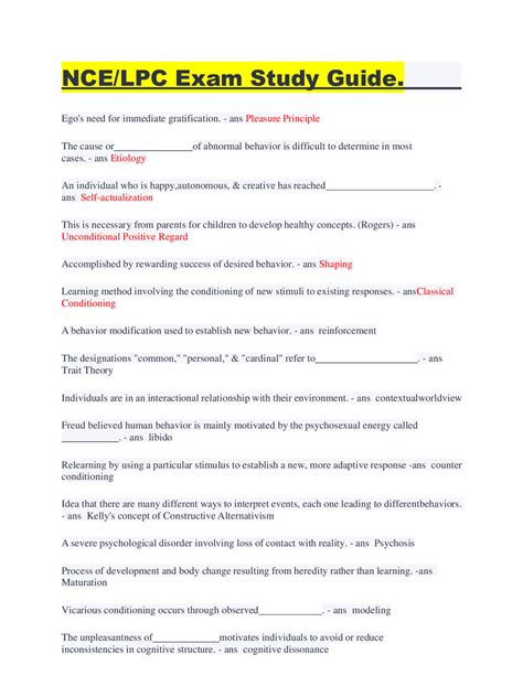 Read Study Guide For Lpc Exam 