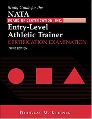 Full Download Study Guide For Nata Board Of Certification Entry Level Athletic Trainer Certification Examination 3Rd Edition 