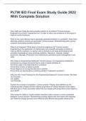 Download Study Guide For Pltw Final 