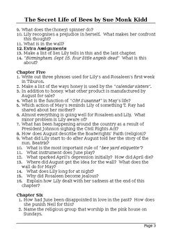 Read Online Study Guide For The Secret Life Of Bees Answers 