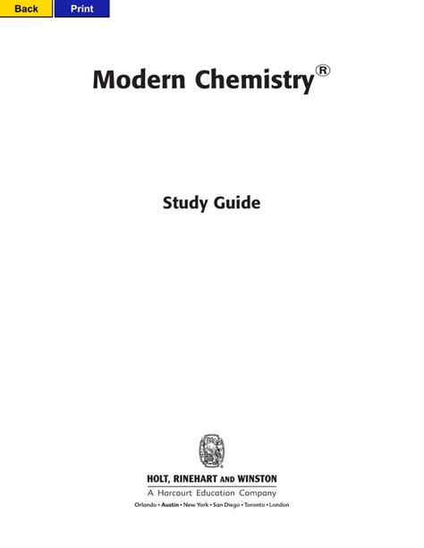 Read Study Guide Modern Chemistry Section 2 Answers 