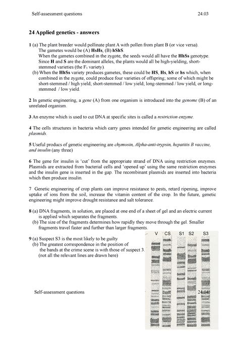 Download Study Guide Section 1 Applied Genetics Answers 