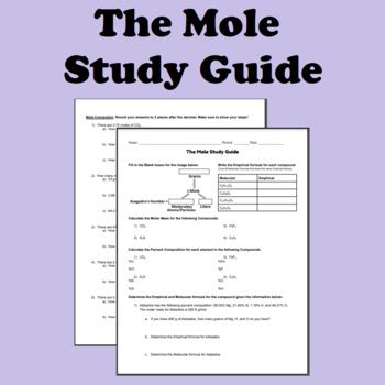 Read Study Guide The Mole Answers 