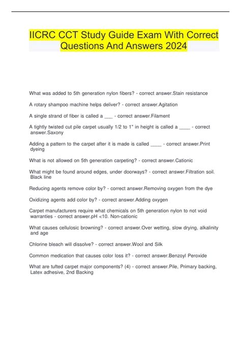 Download Study Guides For Iicrc Tests Asd 