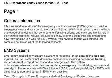 Read Online Study Guides For National Registry Emt 