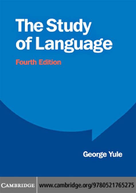 Download Study Of Language George Yule 4Th Edition 