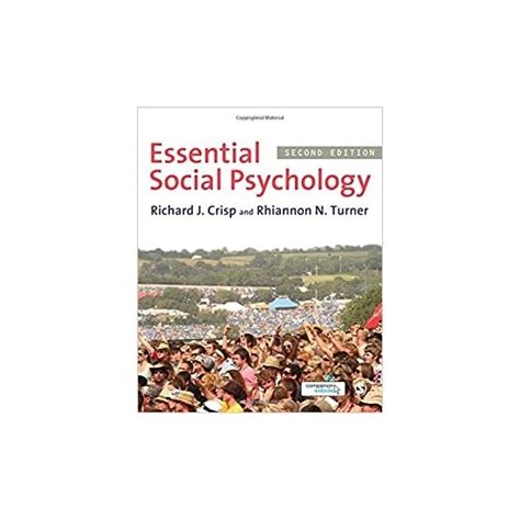 Read Studyguide For Essential Social Psychology By Rhiannon N Turner Isbn 9781849203852 