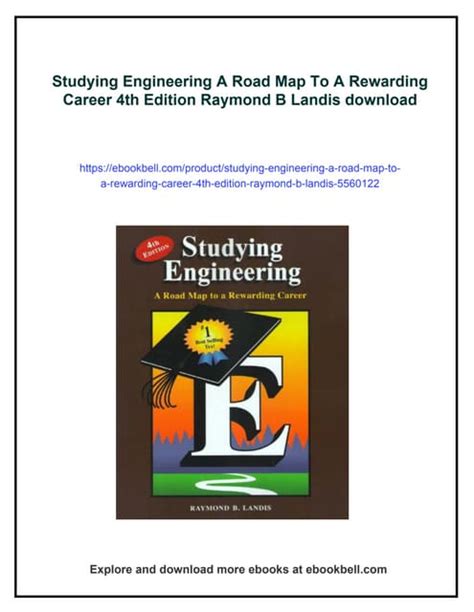 Studying Engineering 4th Edition Landis Pdf