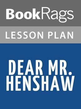 Download Studysync Lesson Plan Dear Mr Henshaw 