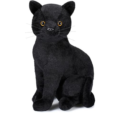 Stuffed Black Cat
