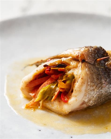 stuffed sea bream recipe