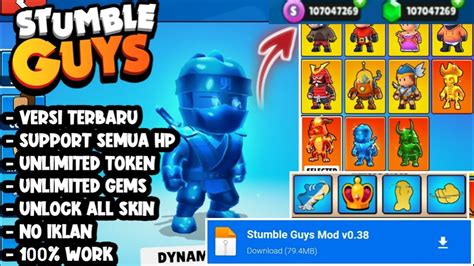 Cheats] Stumble Guys Hack 999k gems Mod all skins unlocked