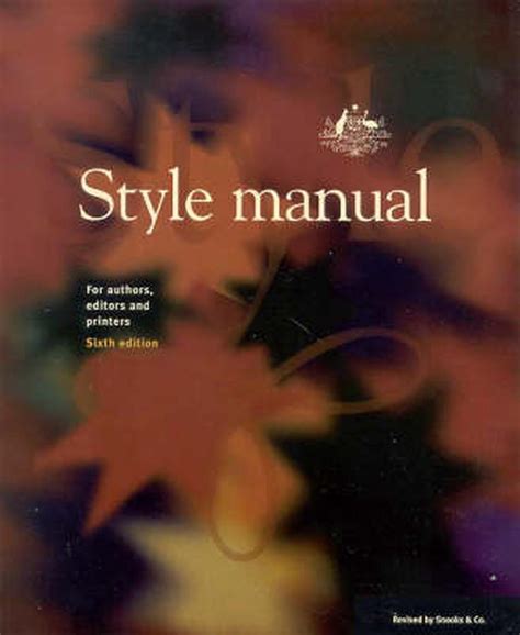 Full Download Style Manual 6Th Edition 