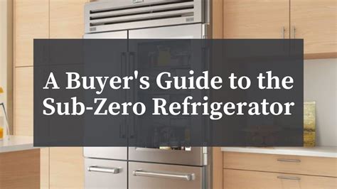 Full Download Sub Zero Appliance User Guide 
