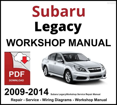 Subaru Legacyb4 Workshop Manual