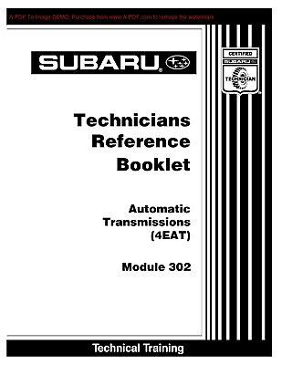 Read Subaru 4Eat Version 2 Shop Manual 