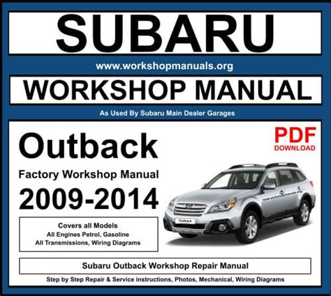 Full Download Subaru Outback 2014 Manual File Type Pdf 