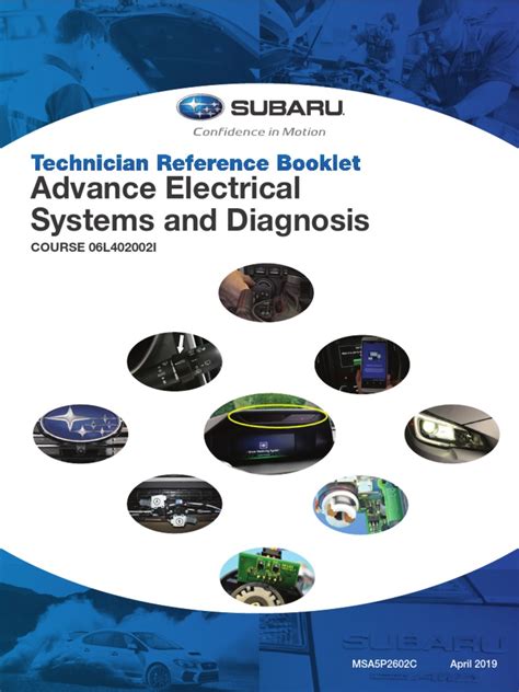Read Online Subaru Quality Driven Technicians Reference Booklet 4Eat Phase Ii Module 304 Msa5P0141C 