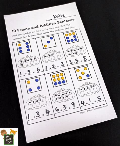 Subitizing And Addition Worksheets Number Sense The Chatty Body Parts Worksheet For Kinder - Body Parts Worksheet For Kinder