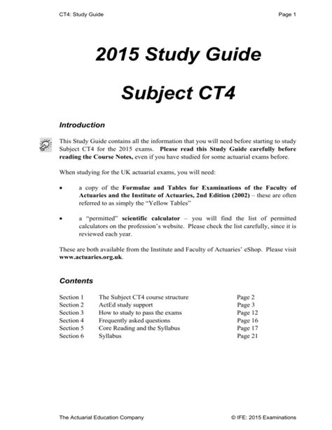 Subject Ct4 Acted