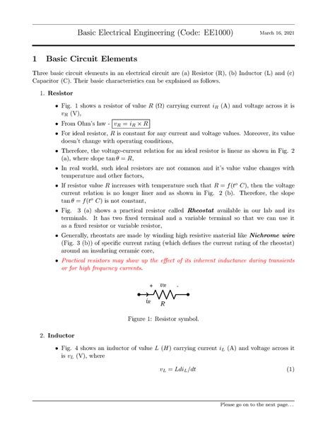 Read Subject Title Basic Electrical Engineering Code 