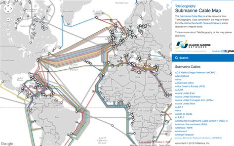 Submarine Cable Map 2017