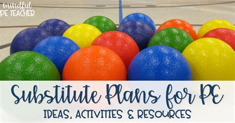 Substitute Plans For Elementary Pe Mindful Pe Teacher 3rd Grade Pe Lesson Plans - 3rd Grade Pe Lesson Plans