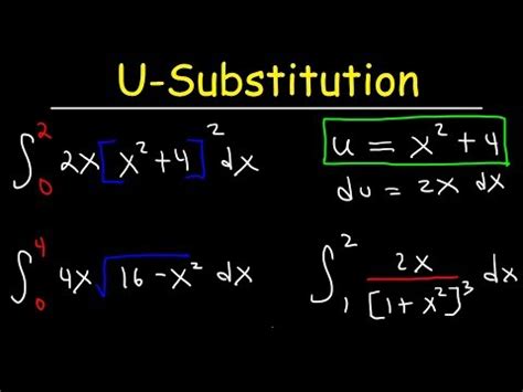 Substitution Rule Integrals