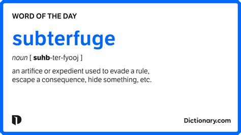 Subterfuge Def