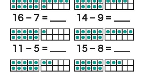 Subtract Within 20 Using Ten Frames Video Khan Subtraction Using Ten Frames - Subtraction Using Ten Frames