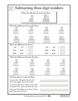 Subtracting Big Numbers 3rd Grade 4th Grade Math Subtracting Large Numbers Worksheet - Subtracting Large Numbers Worksheet