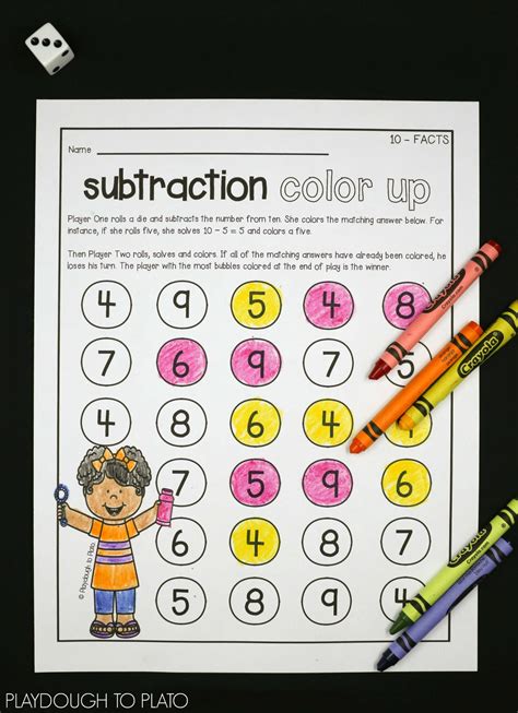 Subtraction Fact Fluency Playdough To Plato Subtraction Fluency - Subtraction Fluency