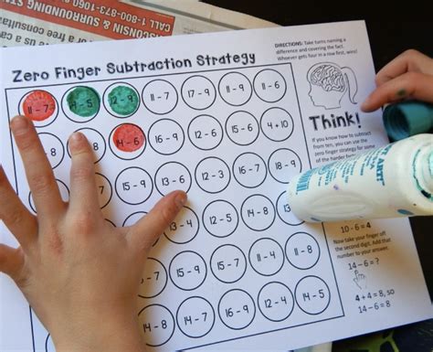 Subtraction Fact Strategy Games The Measured Mom Strategies For Teaching Subtraction - Strategies For Teaching Subtraction