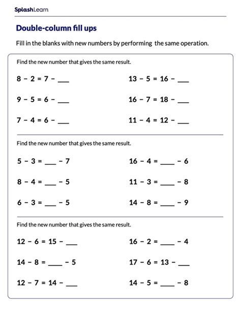 Subtraction Facts Math Learning Resources Splashlearn Practice Subtraction Facts - Practice Subtraction Facts
