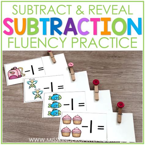 Subtraction Fluency Practice Subtract Amp Reveal Miss Subtraction Fluency - Subtraction Fluency
