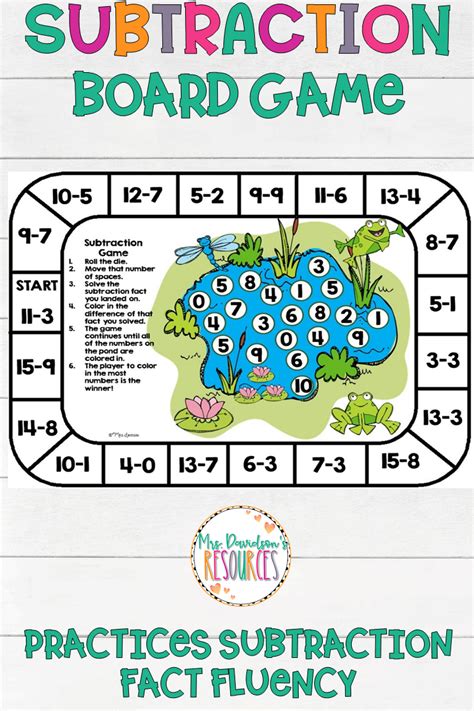 Subtraction Fluency   Subtraction Games For Number Fact Fluency Teaching Trove - Subtraction Fluency