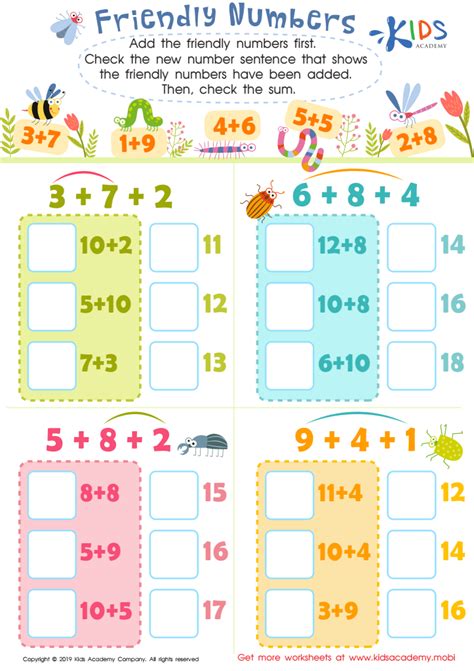 Subtraction Mathminds Friendly Numbers Subtraction - Friendly Numbers Subtraction
