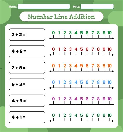Subtraction Number Line Worksheets First Grade Subtraction Sheets For 1st Grade - Subtraction Sheets For 1st Grade