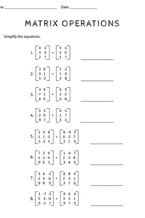 Subtraction Of Matrices Worksheets Repeated Subtraction Method - Repeated Subtraction Method