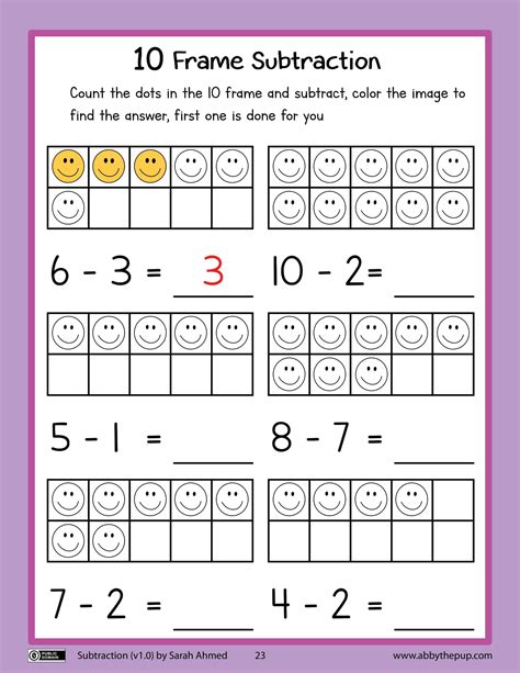 Subtraction Puzzle Worksheets Subtraction Puzzle - Subtraction Puzzle