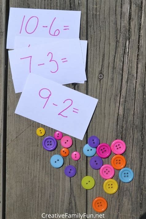 Subtraction With Manipulatives Math Activity Creative Family Subtraction With Manipulatives - Subtraction With Manipulatives