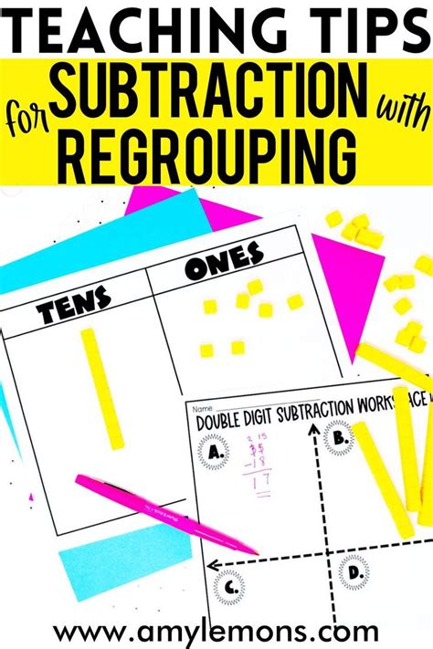 Subtraction With Regrouping Tips And Tricks Amy Lemons Subtraction Tricks For 2nd Graders - Subtraction Tricks For 2nd Graders