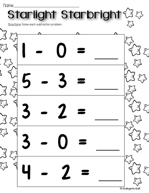 Subtraction Worksheets Mdash Kindergarten Kiosk Kindergarten Math Subtraction Worksheets - Kindergarten Math Subtraction Worksheets