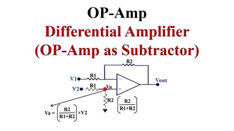 Subtractor Op Amp