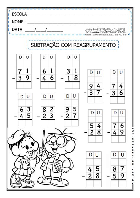 Subtração Com Reagrupamento