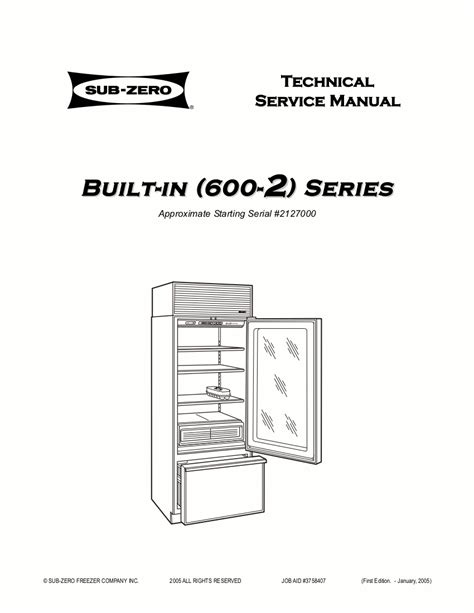 Subzero 690 Service Manual