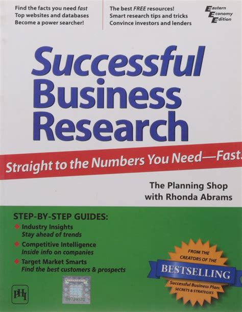 Read Successful Business Research Straight To The Numbers You Need Fast 